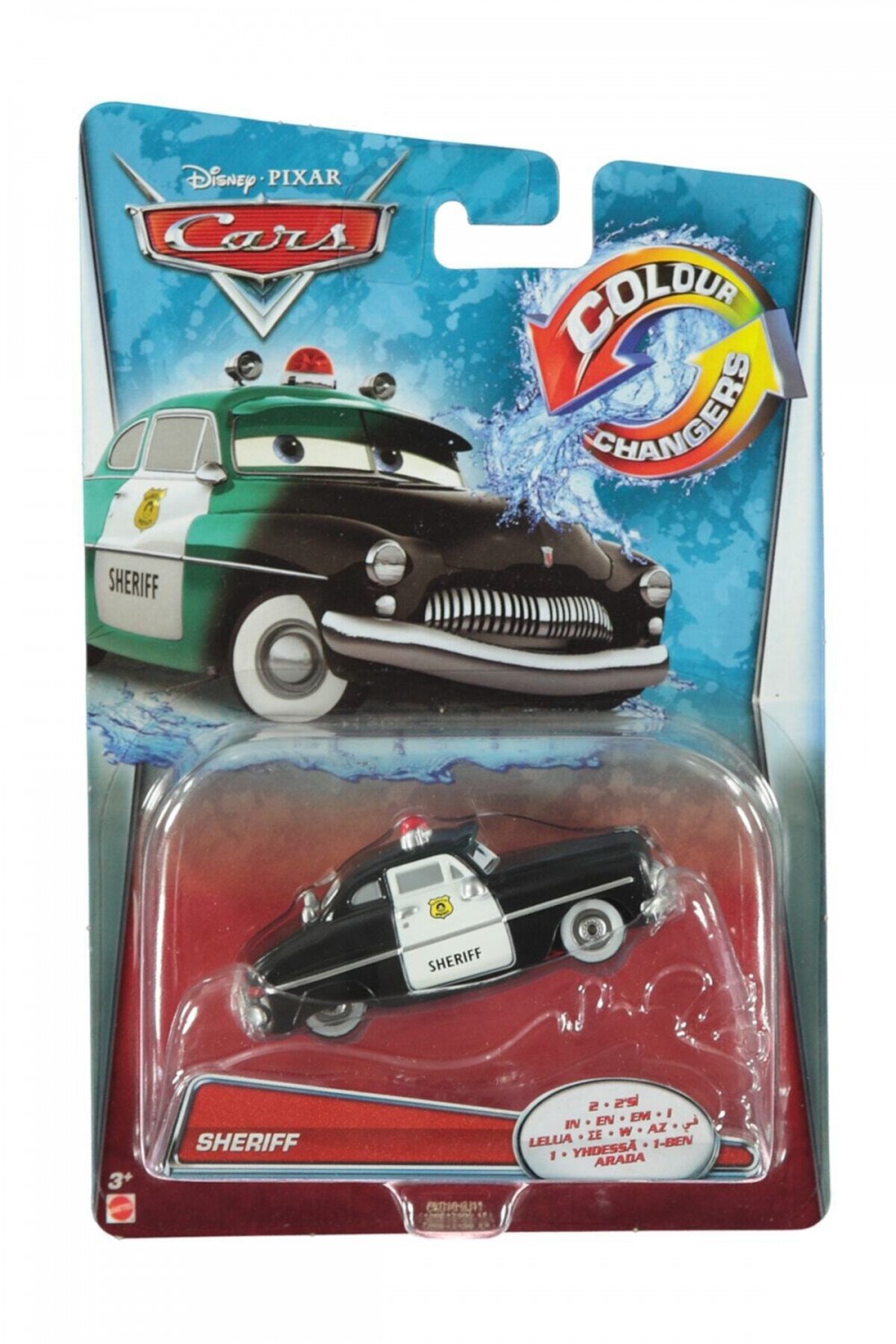 Cars Renk Değiştiren Araçlar 1/55 Ölçek - Sheriff