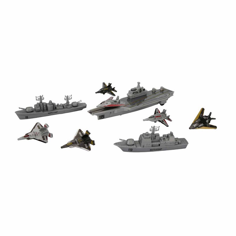 Hero Combat Military Force Askeri Oyuncak Seti 9 Parça Jet - Gemi