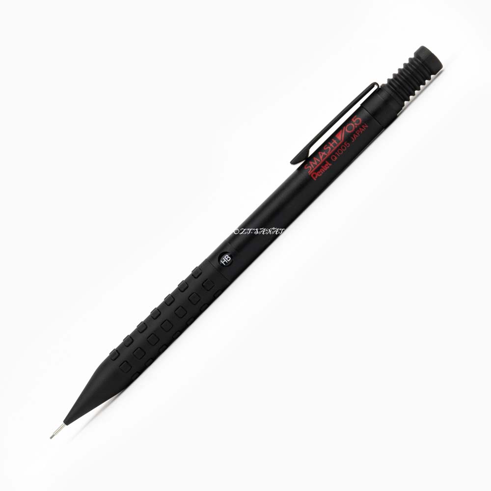 Pentel Smash 0.5 mm Mekanik Kurşun Kalem Mat Siyah