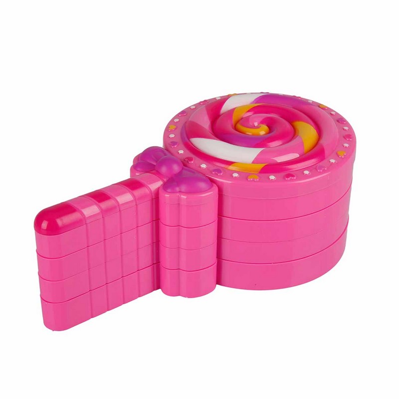 Pretty Pinky Lolipop Şekilli 5 Katmanlı Oyuncak Makyaj Seti