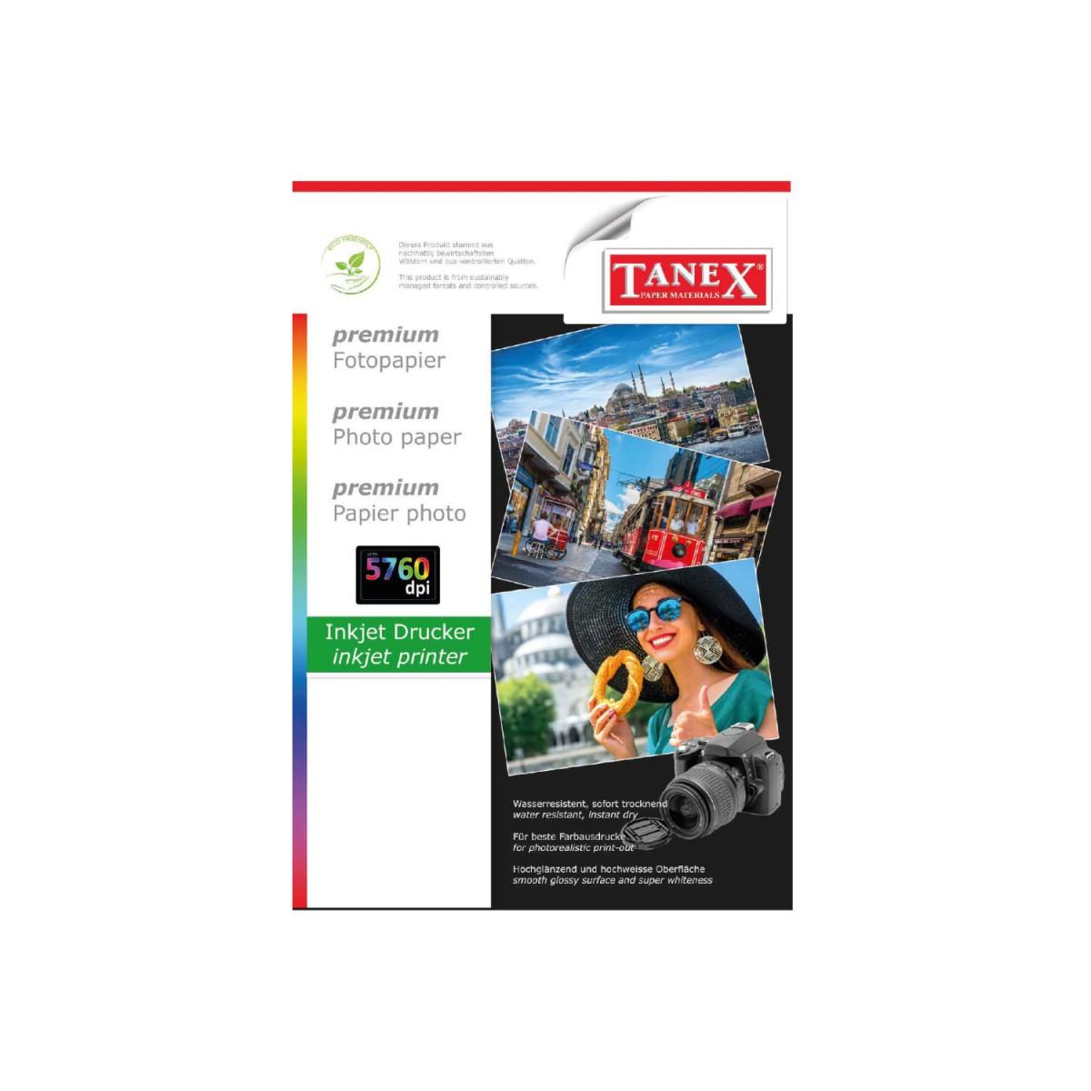 tanex 240 gr a4 20 lik fotograf kagidi