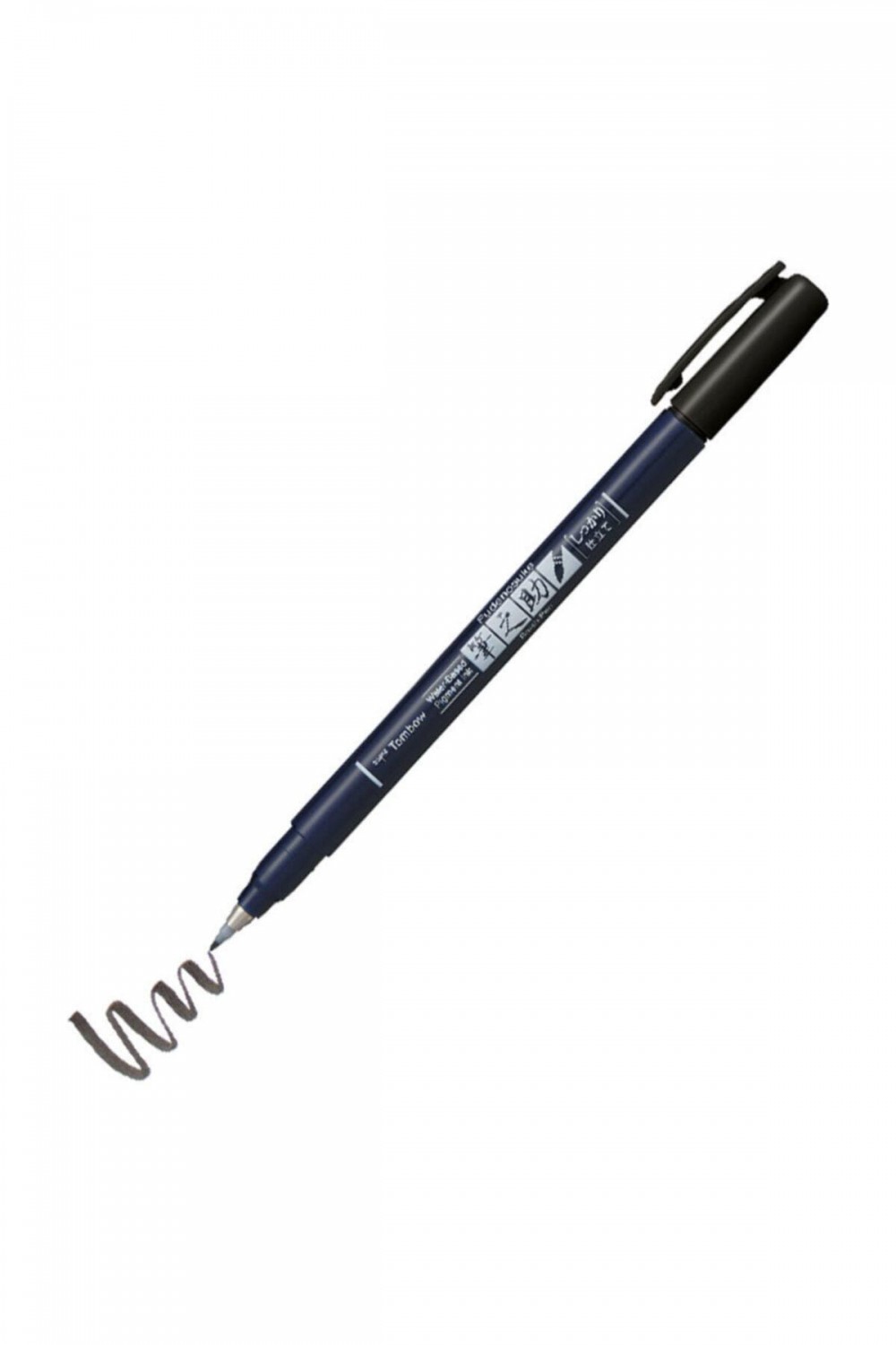 Tombow Fudenosuke Brush Pen Fırça Uçlu Kalem Sert Uç - Siyah