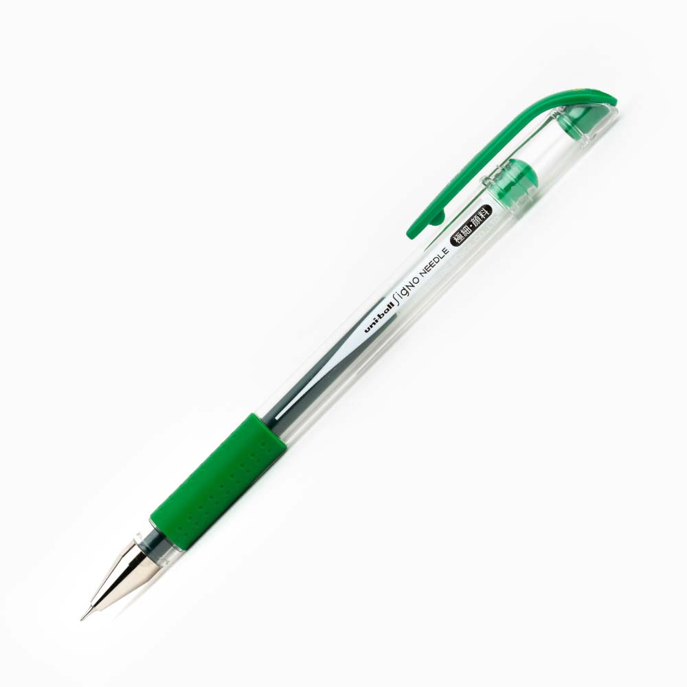 Uniball Signo NEEDLE 0.38mm İğne Uçlu Jel Kalem - Yeşil
