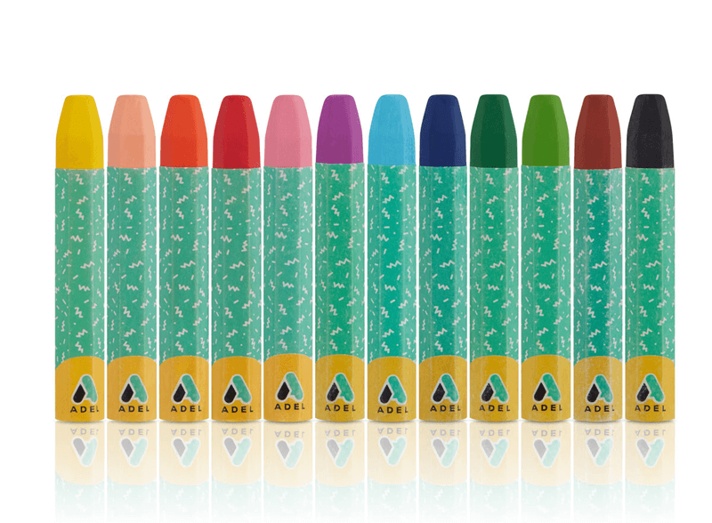 Adel 12 Renk Pastel Boya Kalemi / 4280837002