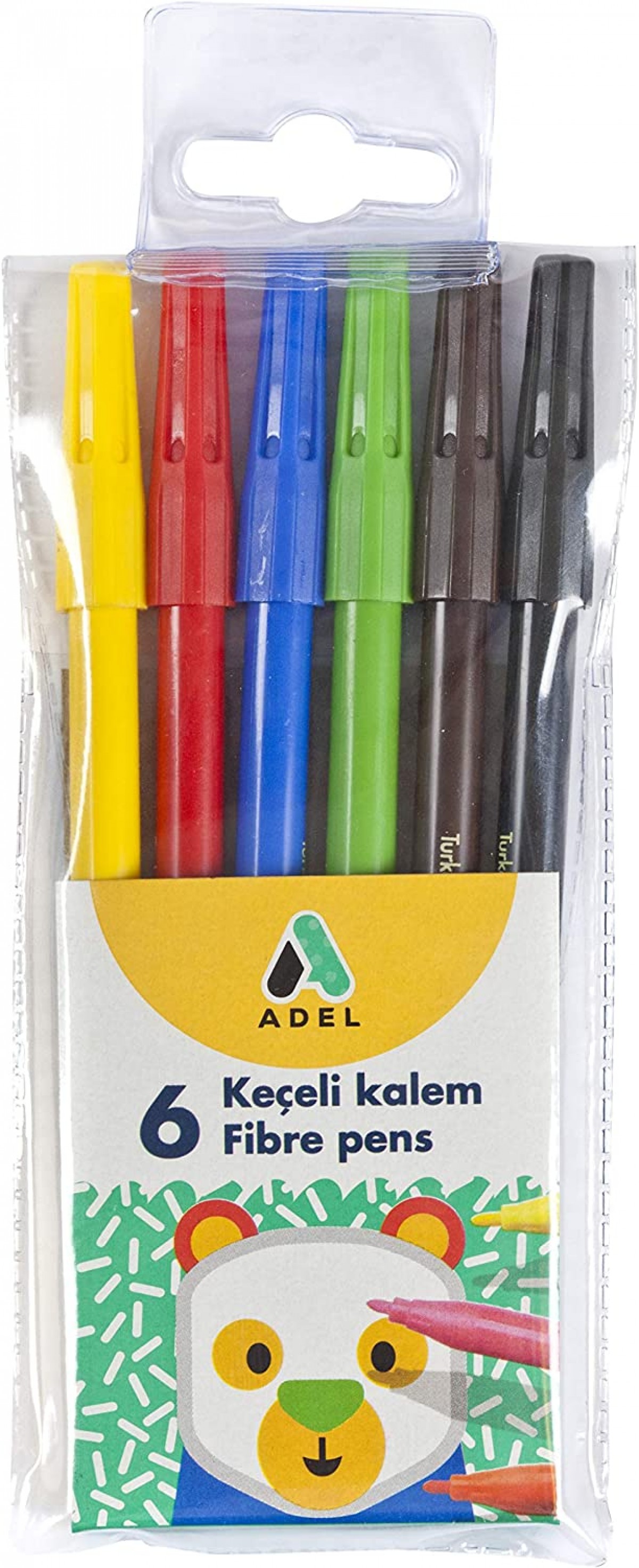 Adel 6'lı Keçeli Kalem Set / 2220222001 Adel 6'lı Keçeli Kalem Set / 2220222001