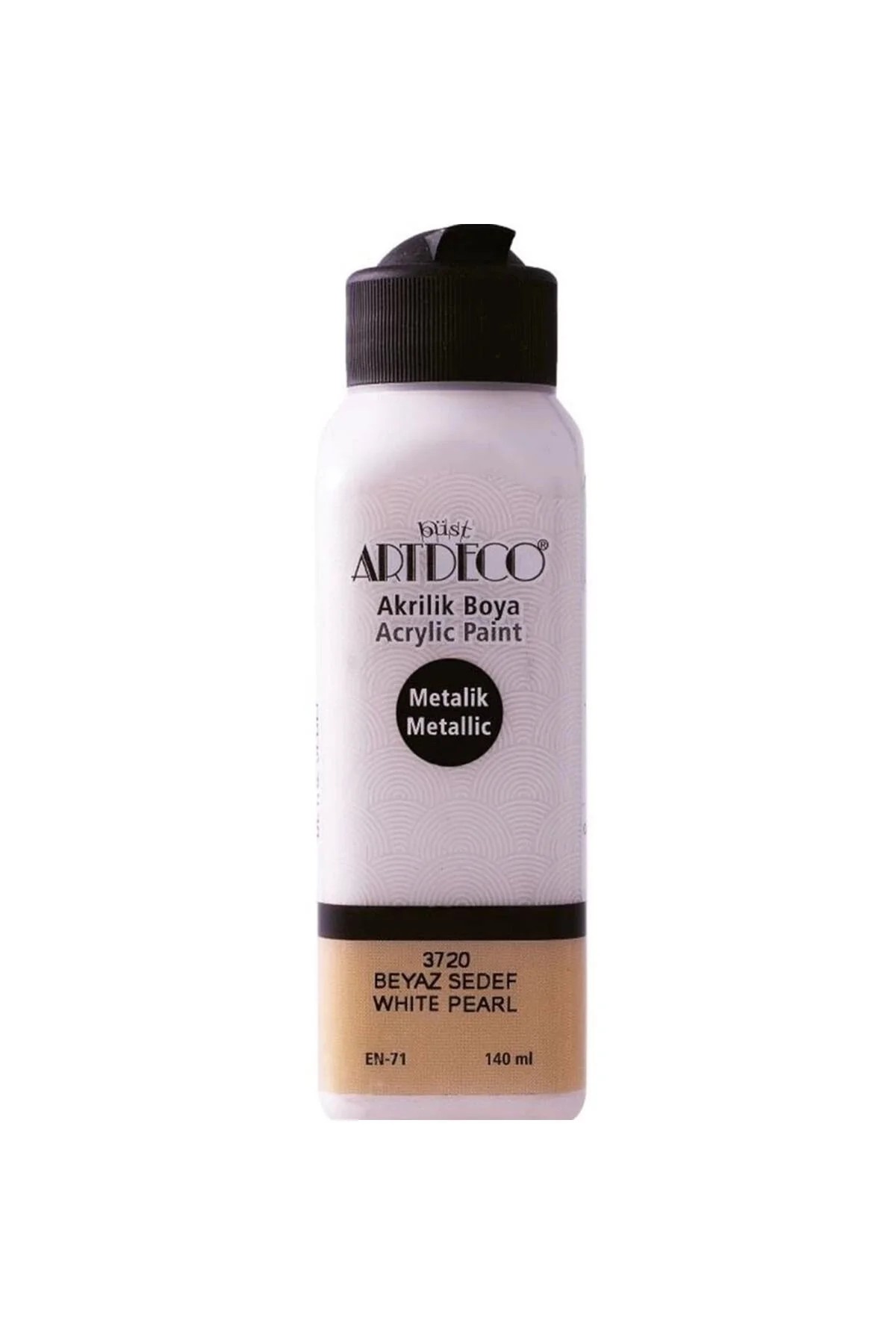 Akrilik Boya 140 ml Metalik Beyaz 071r-3720 Akrilik Boya 140 ml Metalik Beyaz 071r-3720
