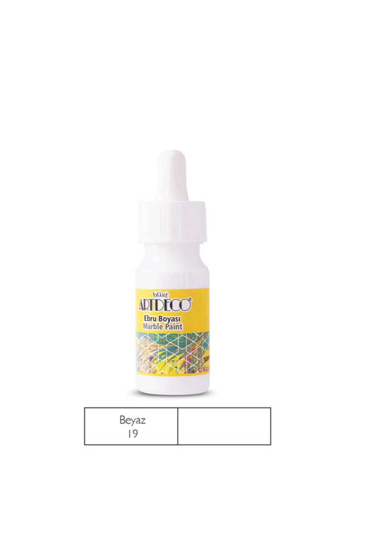Artdeco 30 Ml BEYAZ Ebru Boyası
