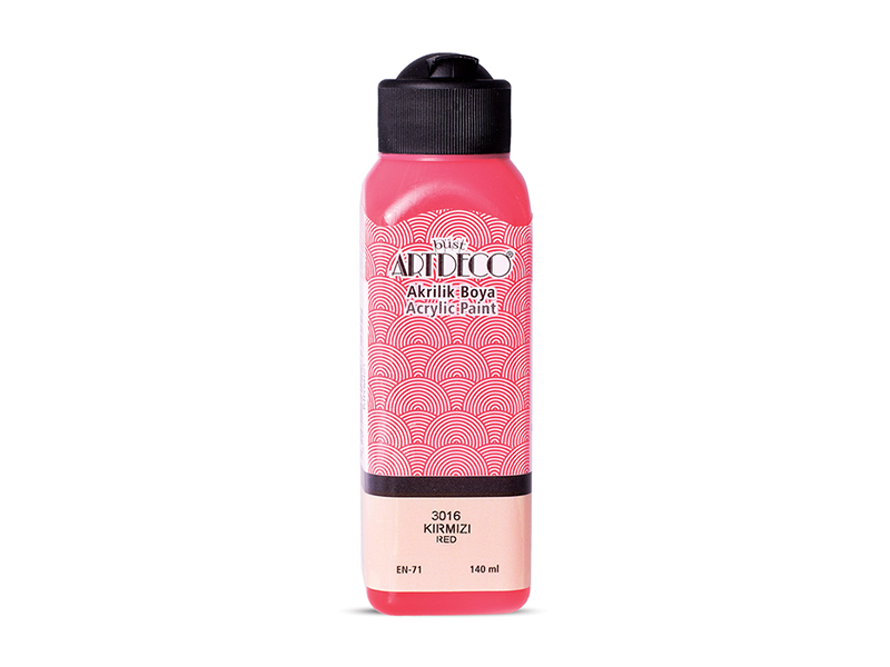 Artdeco Akrilik Boya 140ml Kırmızı 3016 Artdeco Akrilik Boya 140ml Kırmızı 3016