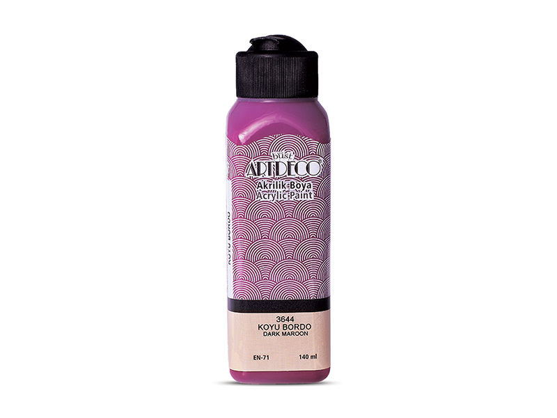 Artdeco Akrilik Boya 140ml Koyu Bordo 3644 Artdeco Akrilik Boya 140ml Koyu Bordo 3644