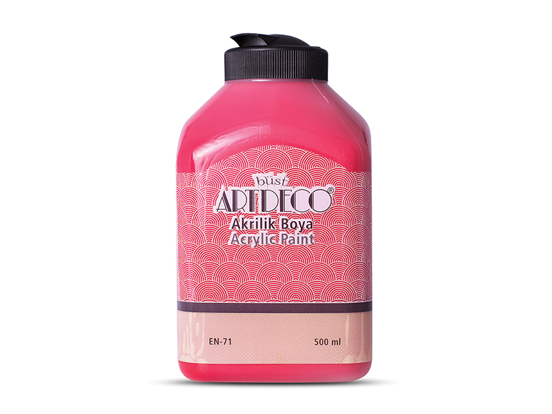 Artdeco Akrilik Boya 500ml Ateş Kırmızı 3015 Artdeco Akrilik Boya 500ml Ateş Kırmızı 3015