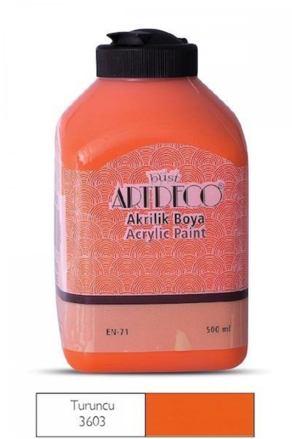 Artdeco Akrilik Boya 500ml Turuncu / 3603 Artdeco Akrilik Boya 500ml Turuncu / 3603