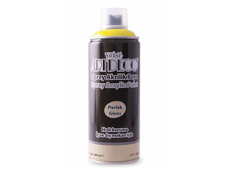 Artdeco Akrilik Sprey Boya 400ml Sarı 150