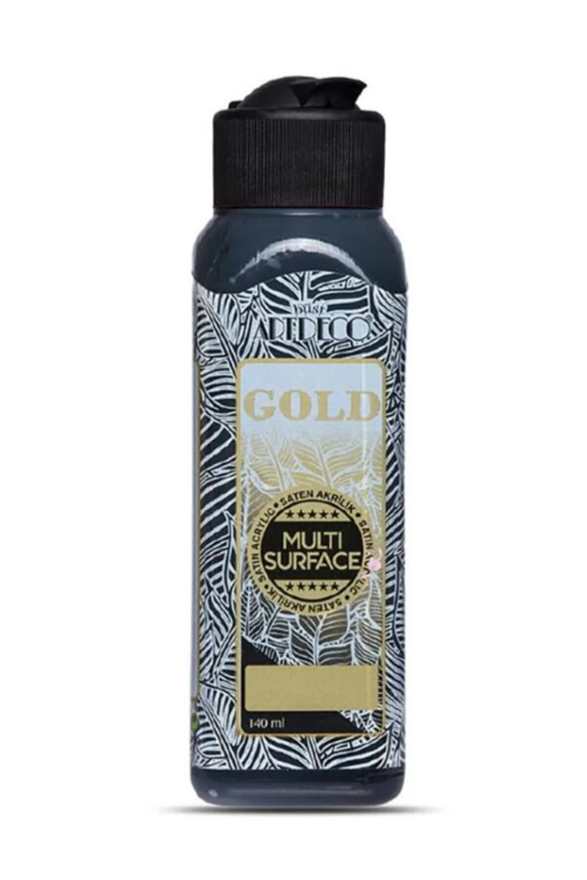 Artdeco Gold 140ml MULTİ SURFACE Akrilik Boya Siyah Artdeco Gold 140ml MULTİ SURFACE Akrilik Boya Siyah