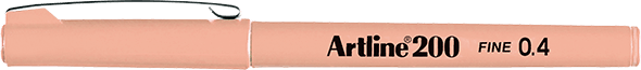 Artline 200 Fineliner 0.4mm Keçe Uçlu Kalem Kayısı (Apricot) Artline 200 Fineliner 0.4mm Keçe Uçlu Kalem Kayısı (Apricot)