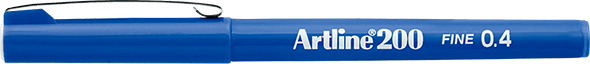 Artline 200 Fineliner 0.4mm Keçe Uçlu Kalem Mavi Artline 200 Fineliner 0.4mm Keçe Uçlu Kalem Mavi