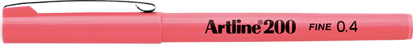 Artline 200 Fineliner 0.4mm Keçe Uçlu Kalem Pembe Artline 200 Fineliner 0.4mm Keçe Uçlu Kalem Pembe