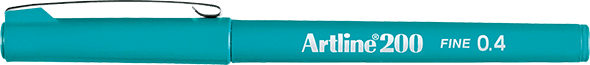 Artline 200 Fineliner 0.4mm Keçe Uçlu Kalem Turkuaz Artline 200 Fineliner 0.4mm Keçe Uçlu Kalem Turkuaz