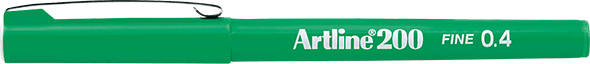 Artline 200 Fineliner 0.4mm Keçe Uçlu Kalem Yeşil Artline 200 Fineliner 0.4mm Keçe Uçlu Kalem Yeşil