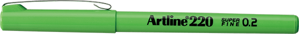 Artline 220 Super Fine 0.2mm Keçe Uçlu Kalem Sarımsı Yeşil