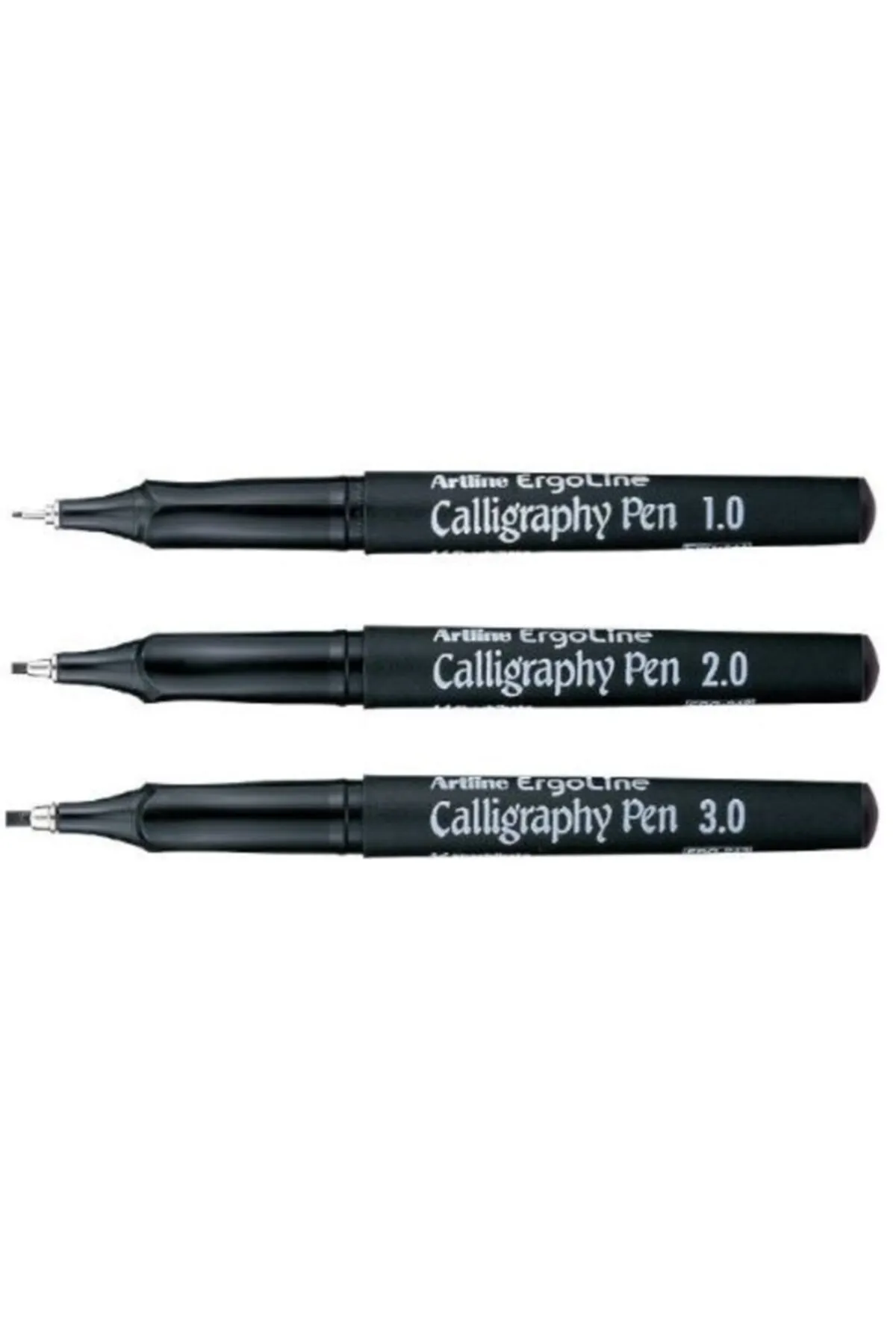 Artline Ergoline Calligraphy 3'lü Kaligrafi Kalem Seti Siyah - Çizgi Genişliği 1.0 - 2.0 - 3.0mm Artline Ergoline Calligraphy 3'lü Kaligrafi Kalem Seti Siyah - Çizgi Genişliği 1.0 - 2.0 - 3.0mm