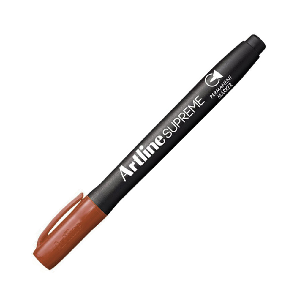 Artline Supreme Kalıcı Markör 1 mm - Kahverengi