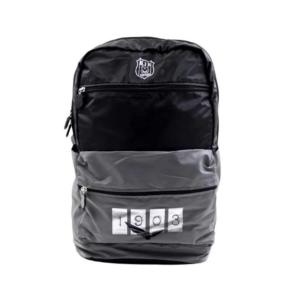 Beşiktaş Trend Siyah Gri Çift Gözlü Paraşüt Çanta / 23334 Beşiktaş Trend Siyah Gri Çift Gözlü Paraşüt Çanta / 23334