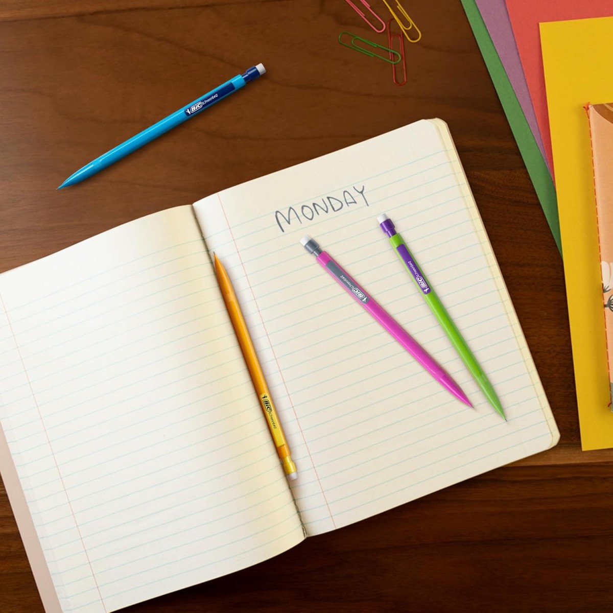 Bic Matic Fun 0.7mm Mekanik Kurşun Kalem 5'li Paket / Bic Matic Fun 0.7mm Mekanik Kurşun Kalem 5'li Paket /