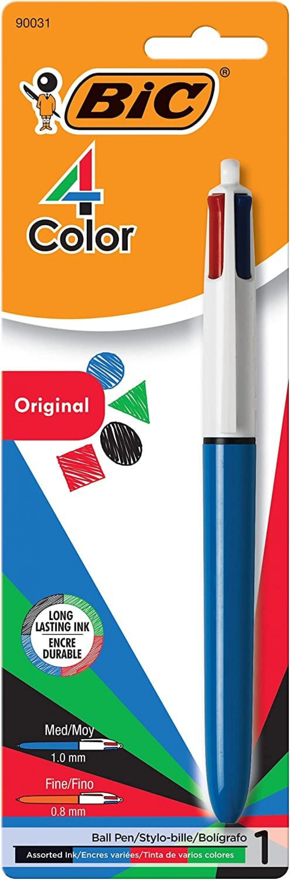 Bic Original 4 Colour Basmalı Tükenmez Kalem Bic Original 4 Colour Basmalı Tükenmez Kalem