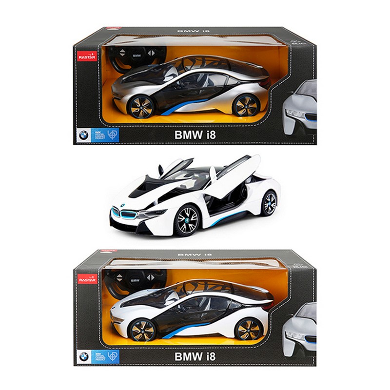 BMW İ8 Işıklı ve Açılır Kapı Uzaktan Kumandalı Araba 1/14 Ölçek