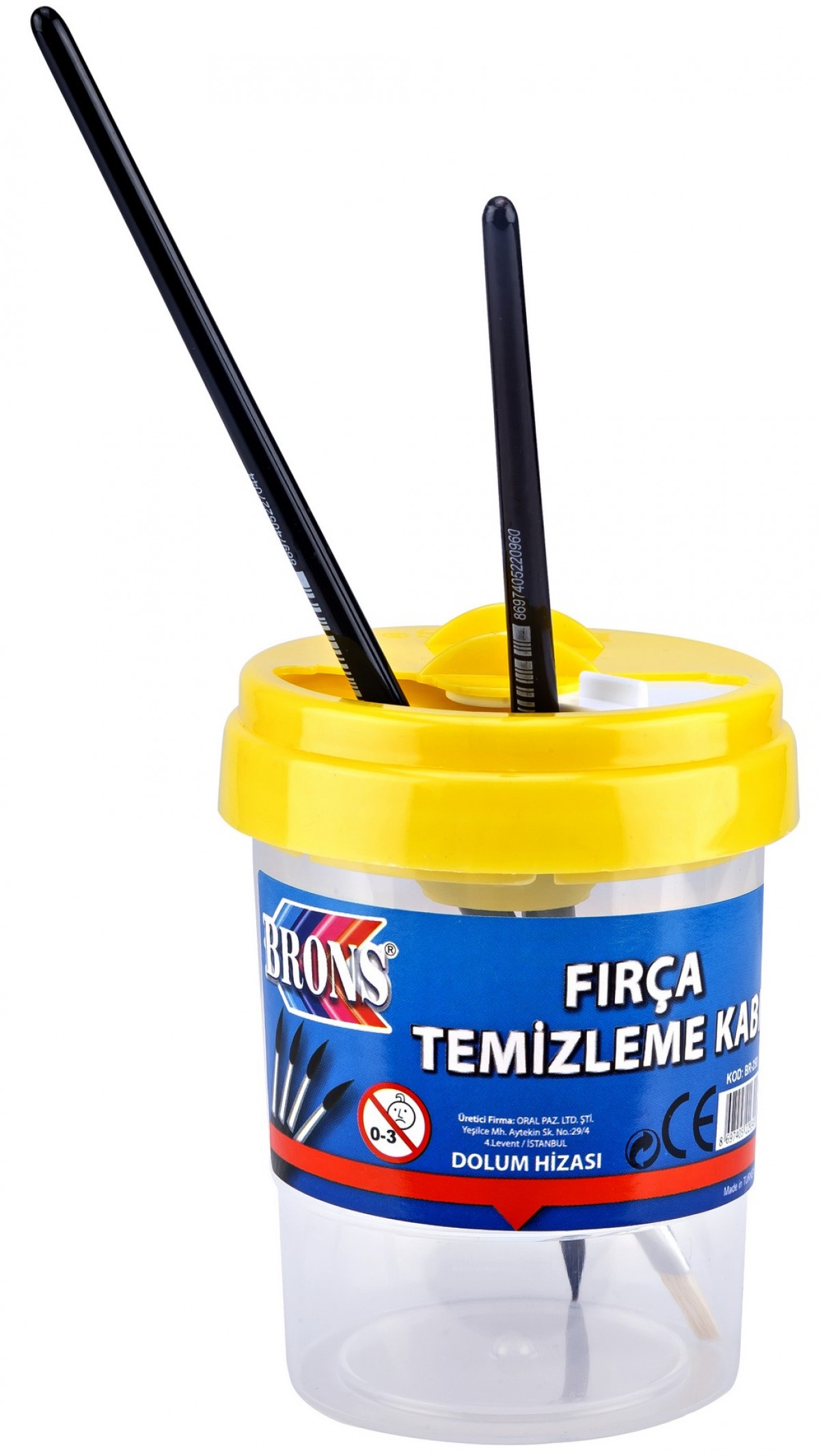 Brons Fırça Temizleme Kabı Brons Fırça Temizleme Kabı