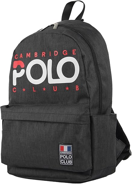 Cambridge Polo Club Normcore Matara Cepli Unisex Okul Sırt Çantası Siyah / CPC3027.0001