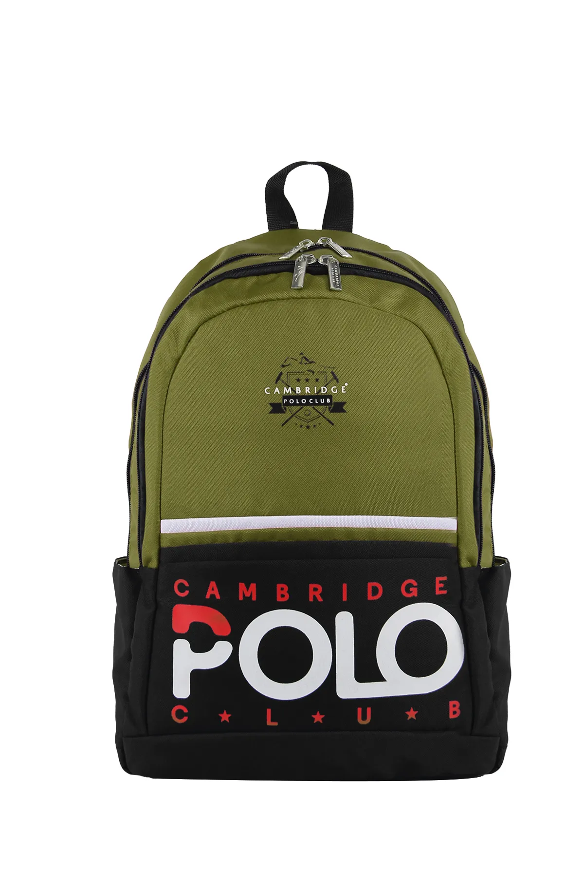 Cambridge Polo Club Preppy II Çift Ana Bölmeli Unisex Okul Sırt Çantası Yeşil / CPC30190.32