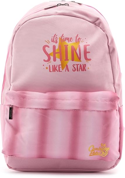 Cambridge Polo Club Shine Star Çift Ana Bölmeli Unisex Çocuk İlkokul Sırt Çantası Pembe / CPO4087.0026