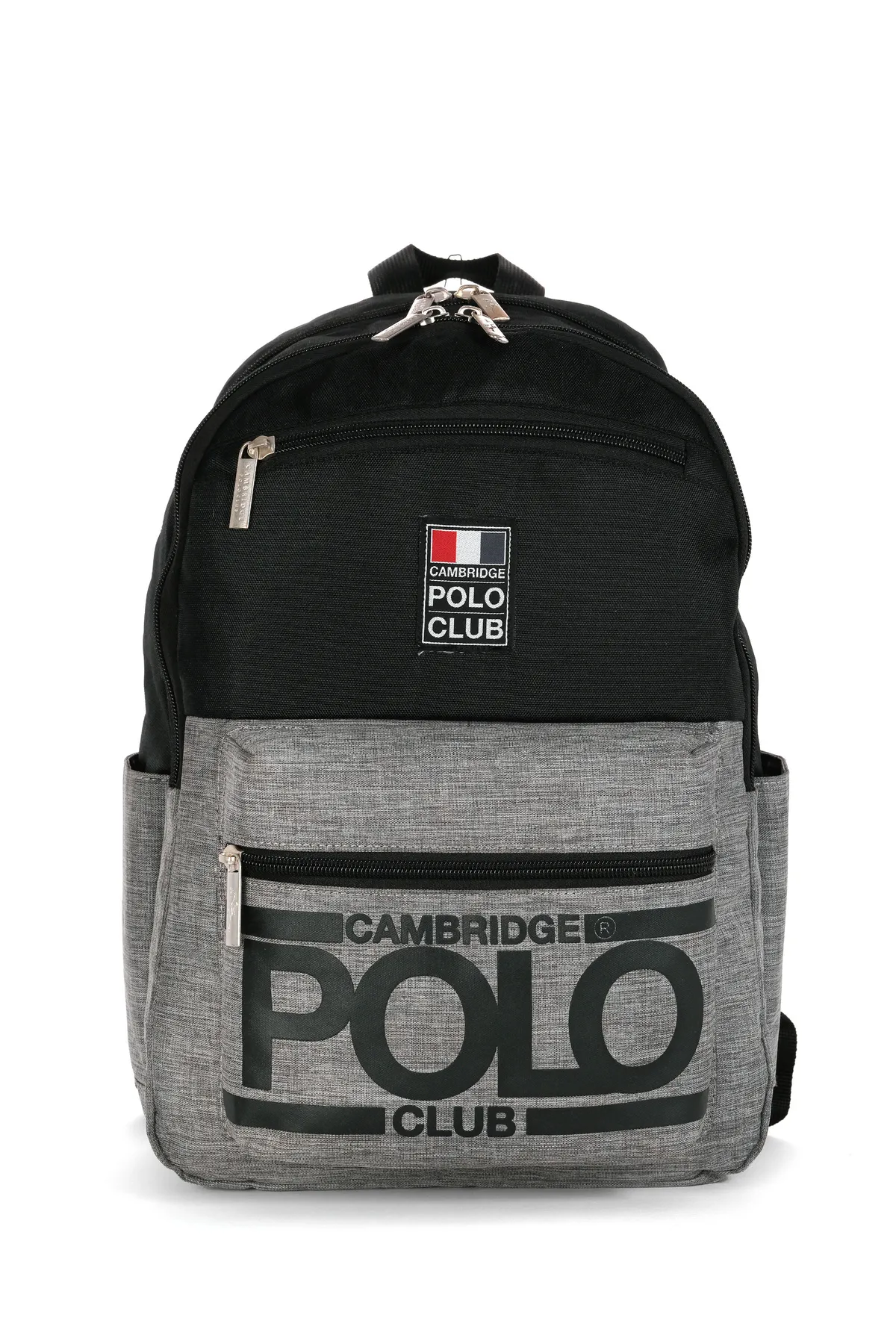 Cambridge Polo Club Street Style Dört Bölmeli Unisex Okul Sırt Çantası Siyah / CPO4016.001