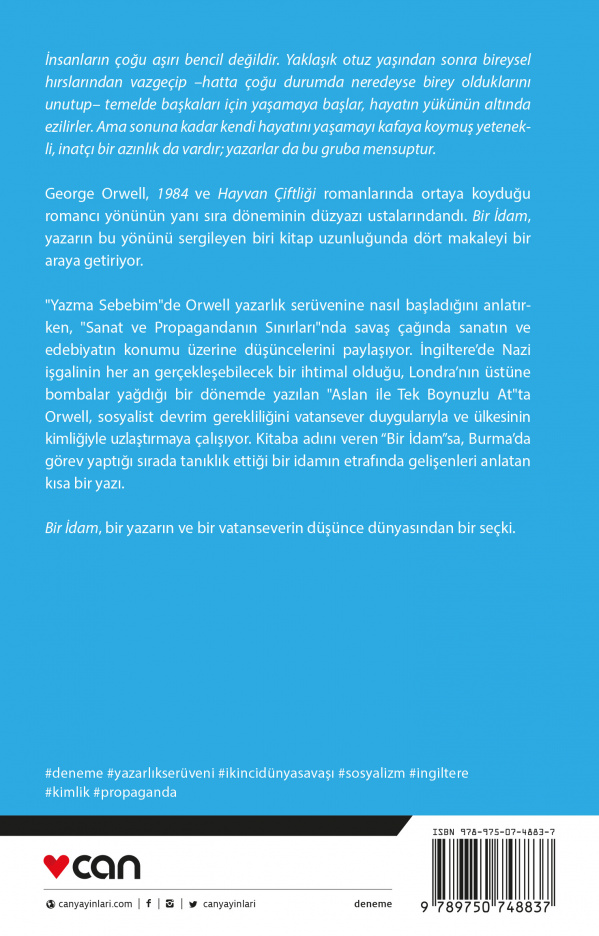 Can Yayınları Bir İdam - George Orwell Can Yayınları Bir İdam - George Orwell