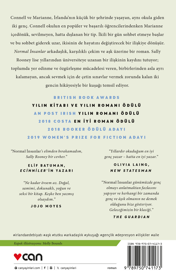 Can Yayınları Normal İnsanlar - Sally Rooney