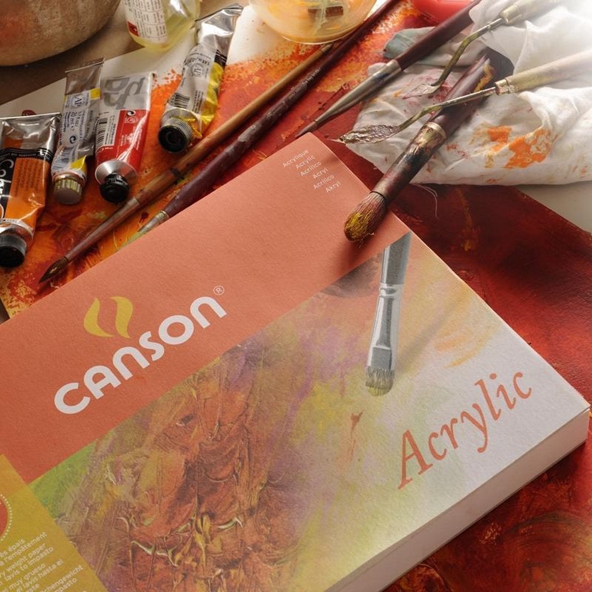 Canson Acyrlic 24x32cm 400gr Akrilik & Yağlı Çizim Defteri / Canson Acyrlic 24x32cm 400gr Akrilik & Yağlı Çizim Defteri /