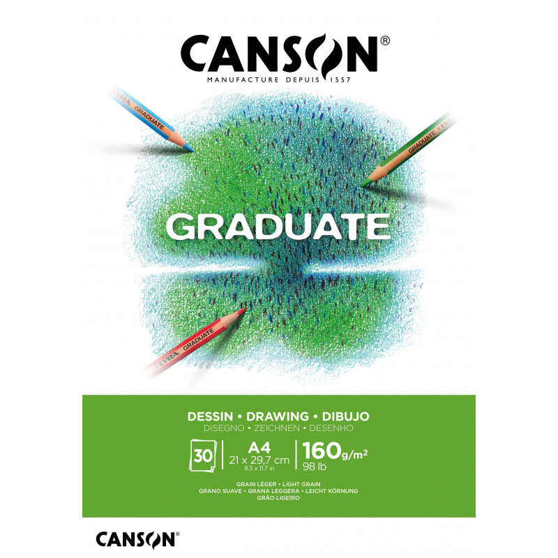 Canson Graduate Drawing A4 160gr 30yp Çizim Defteri / Canson Graduate Drawing A4 160gr 30yp Çizim Defteri /
