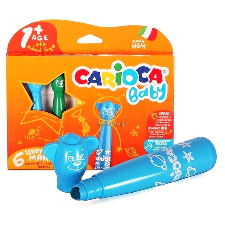 Carioca Baby 6'lı Jumbo Yıkanabilir Keçeli Boya Kalemi / 42815