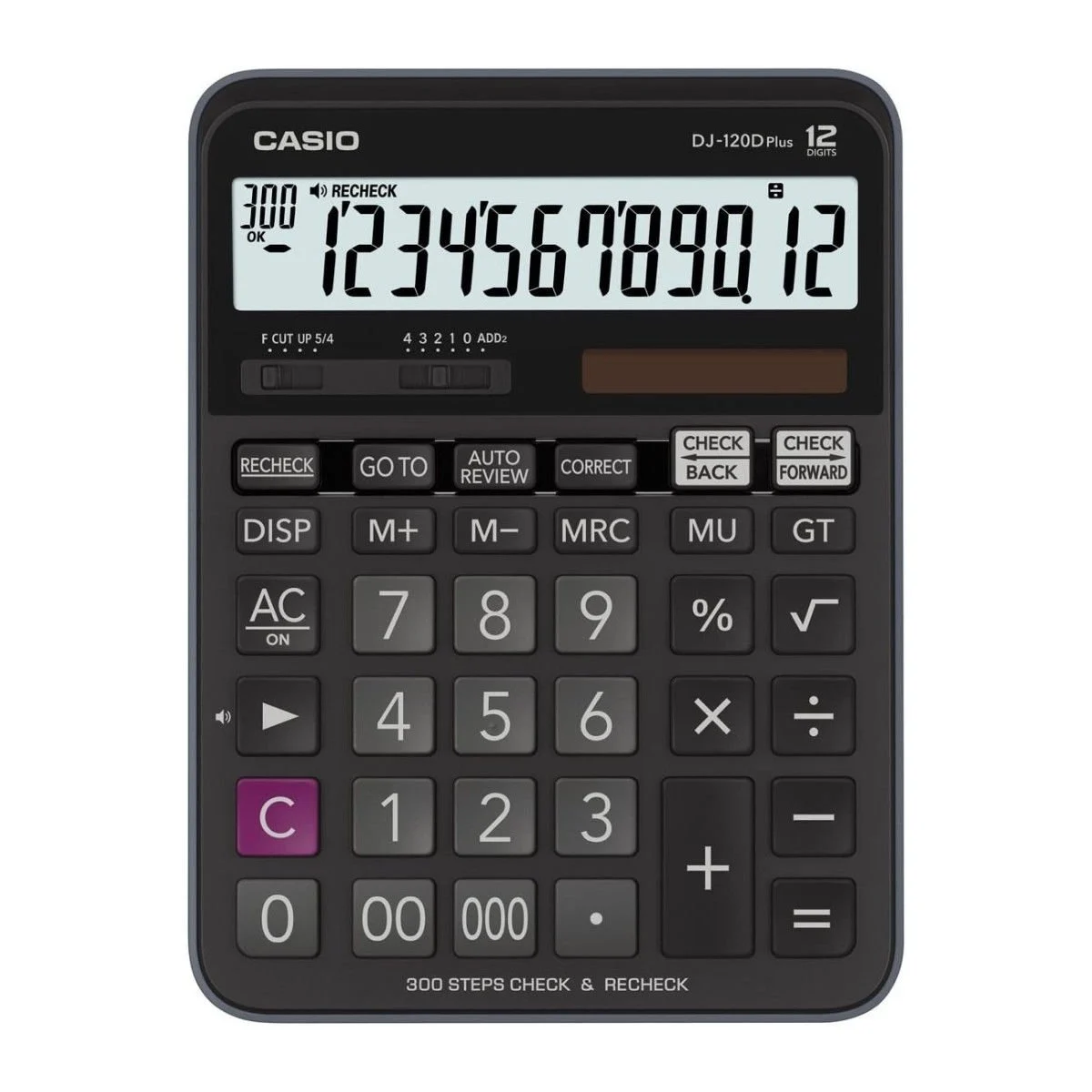 Casio Check Calculator 12 Haneli Masaüstü Hesap Makinesi /  DJ‑120D Plus