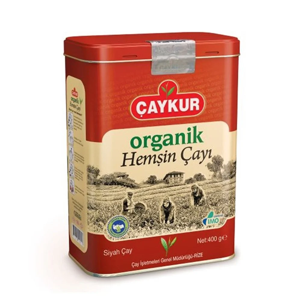 Çaykur Organik Hemşin Çayı Hediyelik 400gr (Teneke Kutu) /