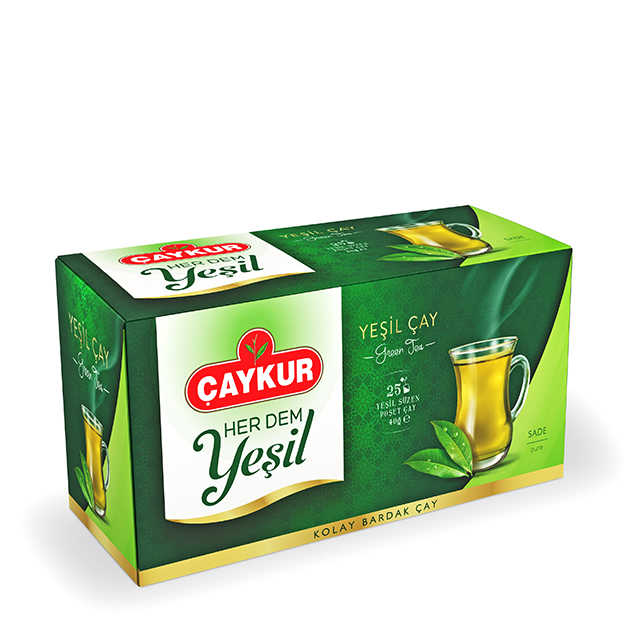 Çaykur Yeşil Süzen Çay (Sade) 40gr