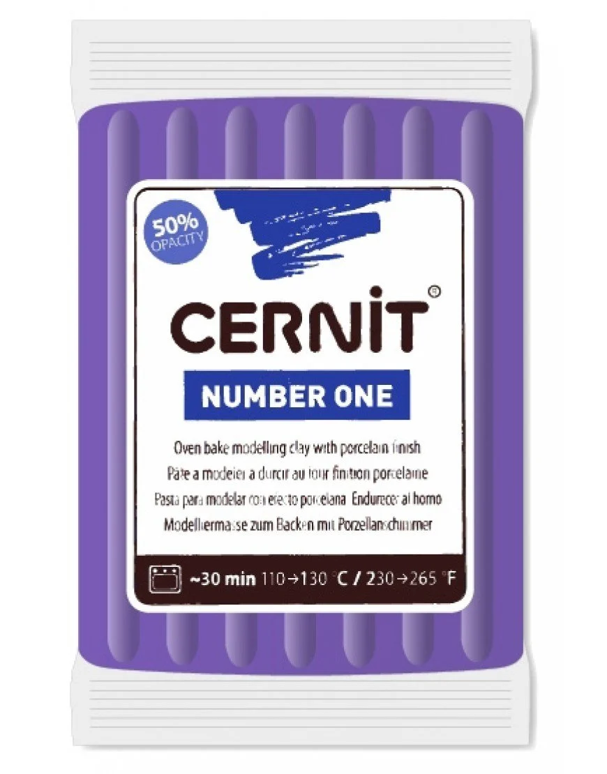 Cernit Number One Polimer Kil 56gr Violet / 900