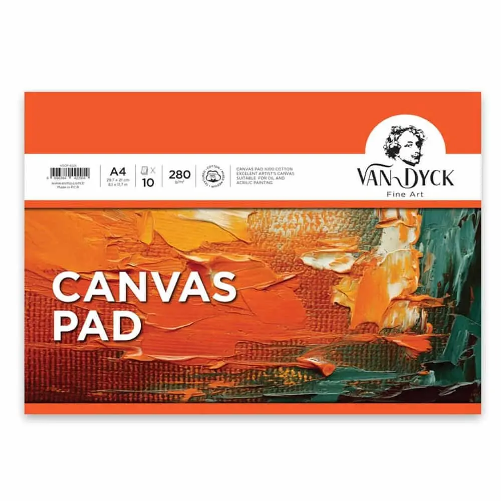Clairefontaine Canvas A4 280gr 10yp Kanvas Blok / VDCP-4229 Clairefontaine Canvas A4 280gr 10yp Kanvas Blok / VDCP-4229