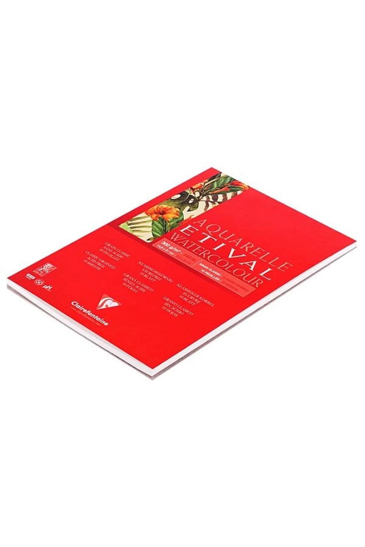 Clairefontaine Etival A5 Classic Grained Sulu Boya Defteri 300gr/m2 15 yaprak Clairefontaine Etival A5 Classic Grained Sulu Boya Defteri 300gr/m2 15 yaprak