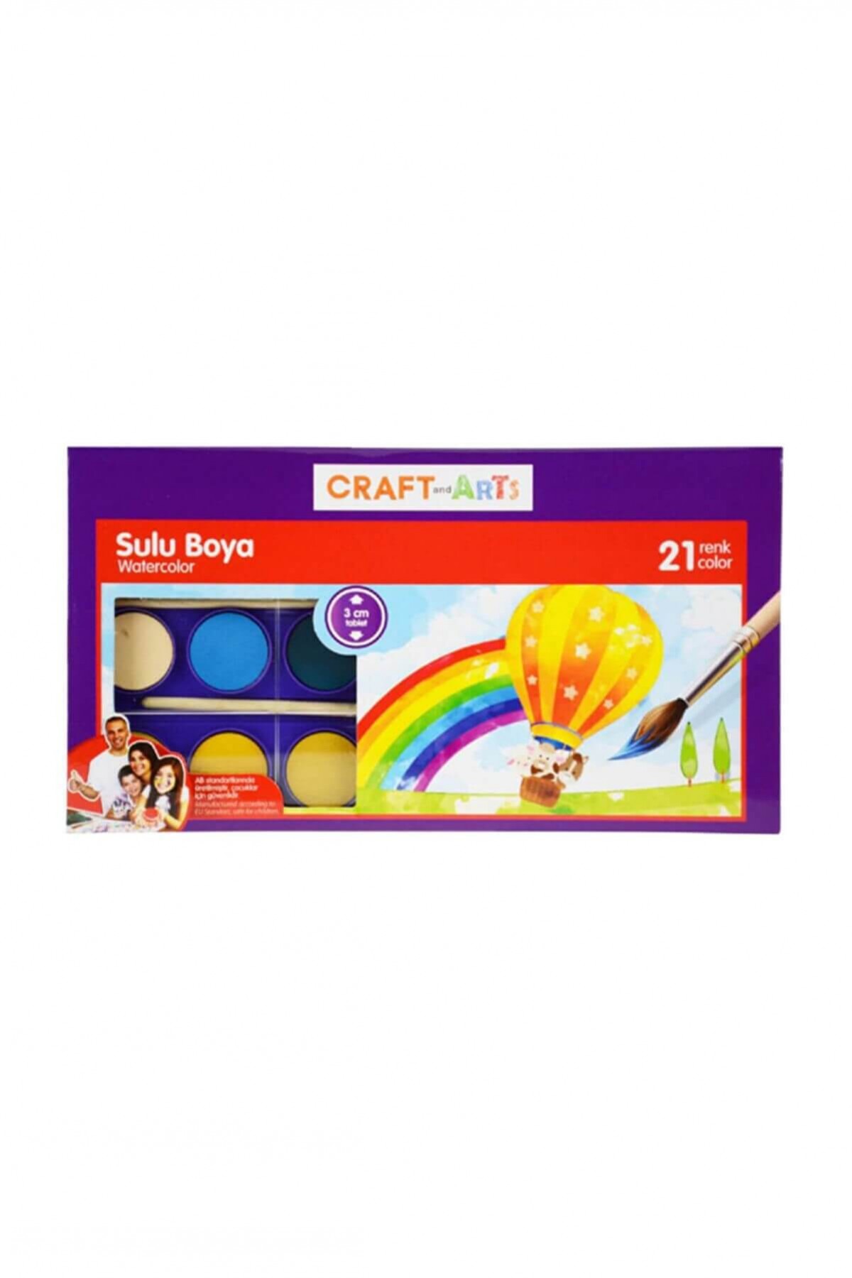 Craft and Arts 21 Renk Sulu Boya / U1557KK-21 Craft and Arts 21 Renk Sulu Boya / U1557KK-21