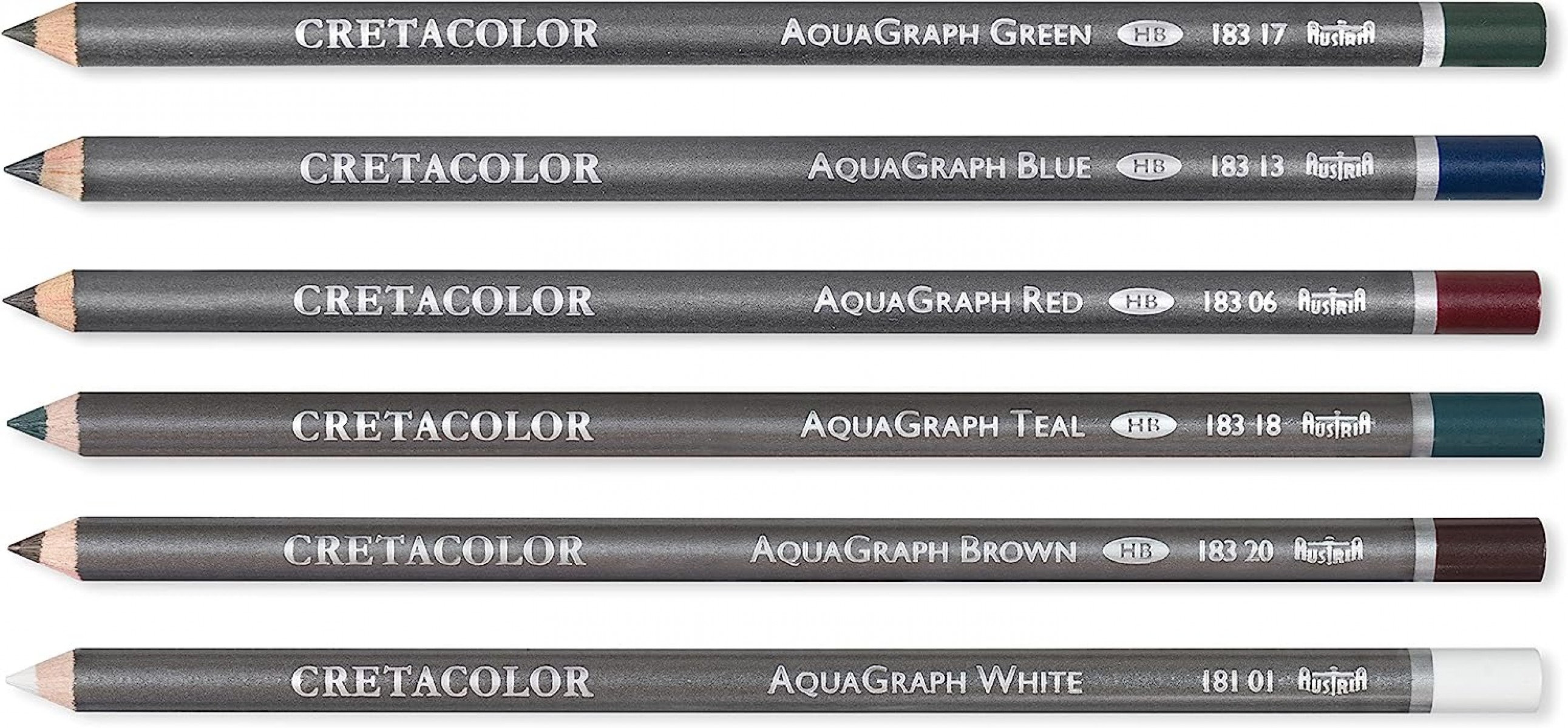 Cretacolor AquaGraph Sulandırılabilir Çizim Seti 6'lı Metal Kutu / 18399 Cretacolor AquaGraph Sulandırılabilir Çizim Seti 6'lı Metal Kutu / 18399