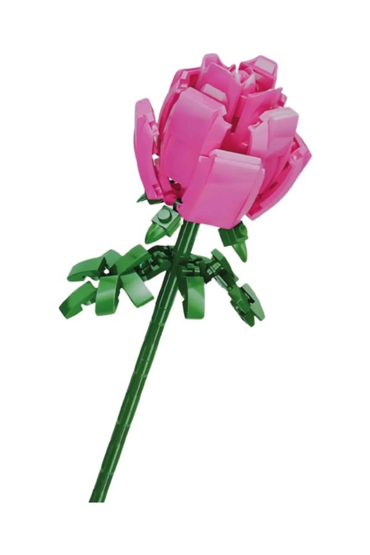 Ctoys Rose Flower Block Pembe Gül Lego / MY87017
