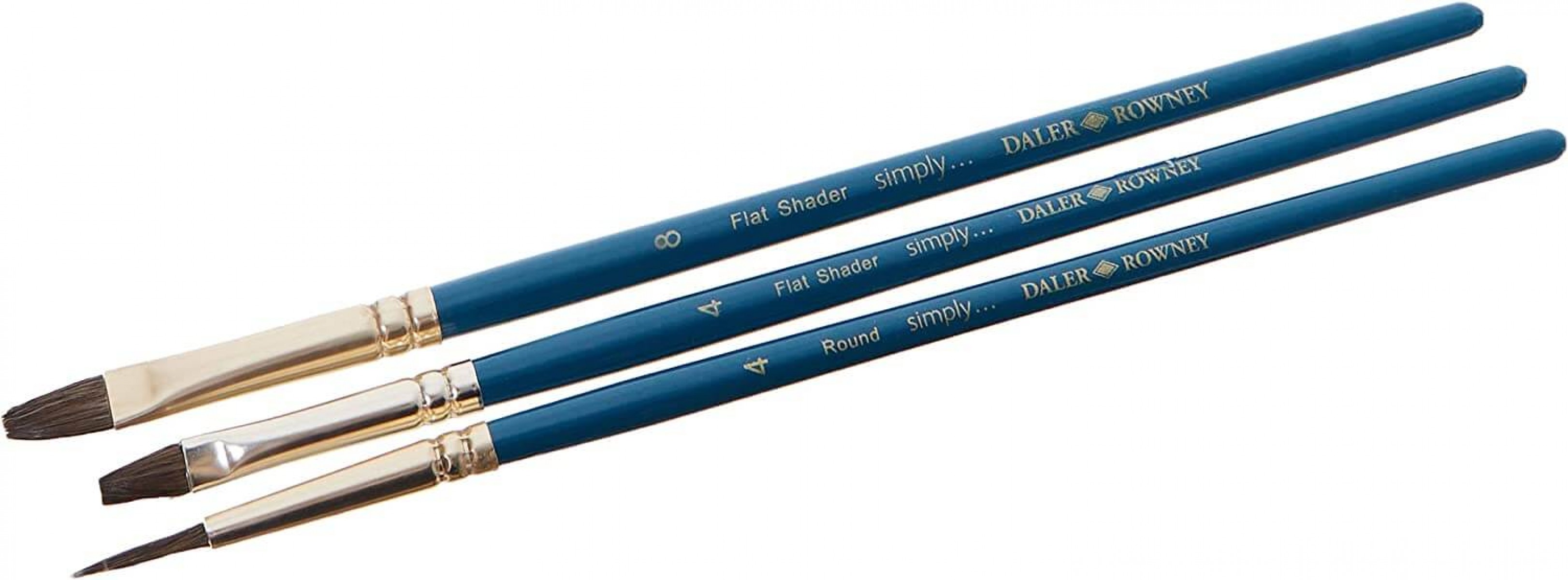 Daler Rowney Deve Kili 3'lü Fırça Seti Kısa Sap #2 / 216910301 Daler Rowney Deve Kili 3'lü Fırça Seti Kısa Sap #2 / 216910301