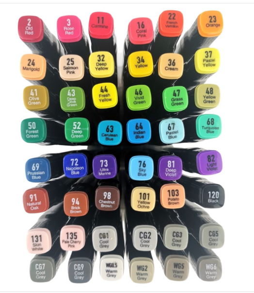 Del Rey Twin Marker 48li Set / MN-DRZ048 Del Rey Twin Marker 48li Set / MN-DRZ048